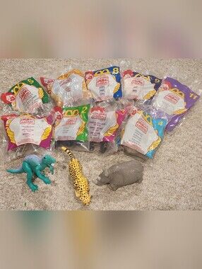 Vintage Rare Disney Animal Kingdom Complete set of 12 Original happy meal toys!